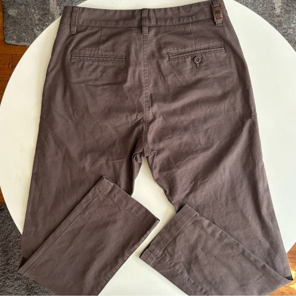 The Normal Brand Men’s Slim Straight Canvas Pant 29x32 Brown